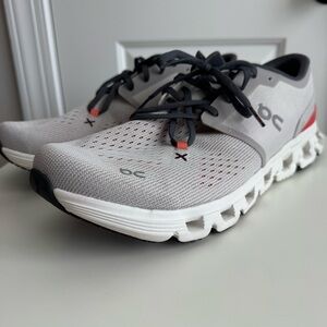 On Running Cloud X Sneakers Men’s 14 Grey/Orange